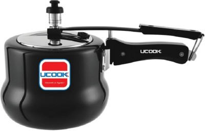 UCOOK Big Belly Duo 3 L Induction Bottom Pressure Cooker(Hard Anodized)