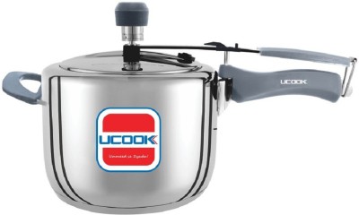 UCOOK Steeltuff 5 L Induction Bottom Pressure Cooker(Stainless Steel)