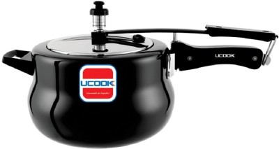 UCOOK Big Belly Duo 5 L Inner Lid Induction Bottom Pressure Cooker(Hard Anodized)