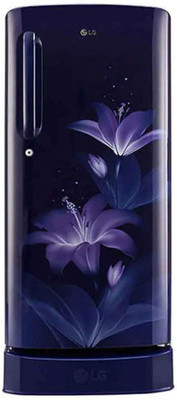 LG 215 L Direct Cool Single Door 3 Star Refrigerator (Blue Glow, GL-D221ABGD)