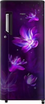 Whirlpool 200 L Direct Cool Single Door 3 Star Refrigerator(Purple Flower Rain, 215 IMPC PRM 3S Purple Flower Rain)