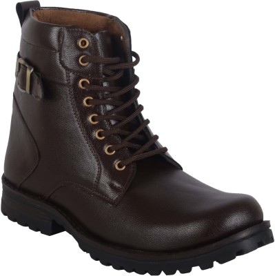 Woakers Brown Casual Boots For Men Boots For Men(Brown)
