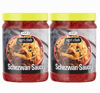 AGRI CLUB Schezwan Sauce 200 Gm (Pack of 2) Sauce(2 x 200 g)