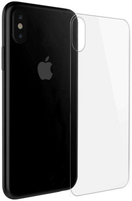 CallSmith Back Tempered Glass for Apple iPhone X(Pack of 1)
