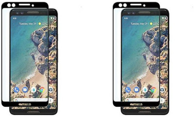 small candy Edge To Edge Tempered Glass for Google Pixel 3(Pack of 2)