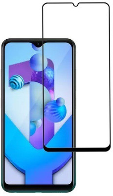 Ghilli Edge To Edge Tempered Glass for Vivo Y1s(Pack of 1)