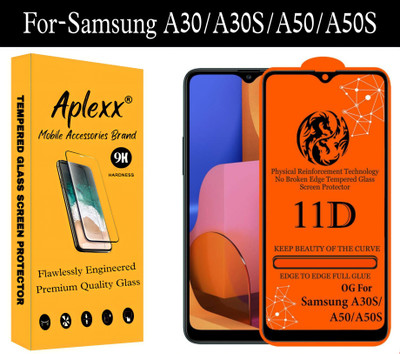 aplexx Edge To Edge Tempered Glass for Samsung Galaxy A30(Pack of 1)