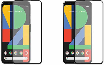 small candy Edge To Edge Tempered Glass for Google Pixel 4a(Pack of 2)