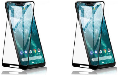 small candy Edge To Edge Tempered Glass for Google Pixel 3 XL(Pack of 2)