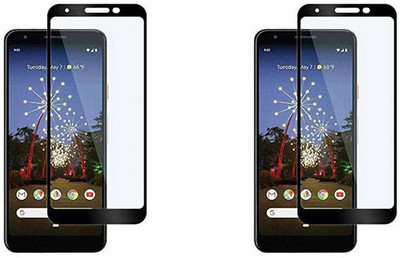 small candy Edge To Edge Tempered Glass for Google Pixel 3a XL(Pack of 2)