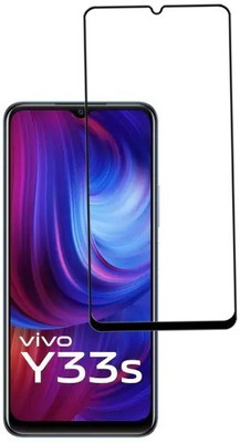 Ghilli Edge To Edge Tempered Glass for Vivo Y33s(Pack of 1)