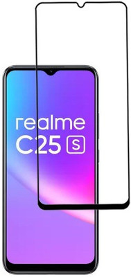 A-Allin1 Edge To Edge Tempered Glass for Realme C25s(Pack of 1)