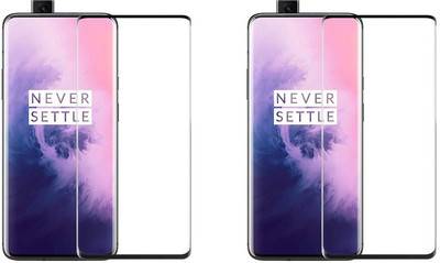 small candy Edge To Edge Tempered Glass for OnePlus 7T Pro(Pack of 2)