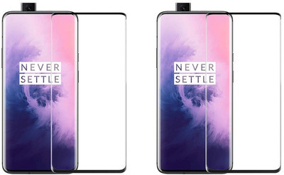 small candy Edge To Edge Tempered Glass for OnePlus 7 Pro(Pack of 2)