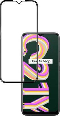 NIMBUDA Edge To Edge Tempered Glass for REALME C21Y 2021(Pack of 1)