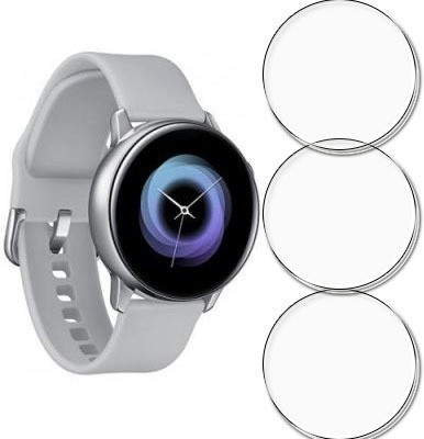 tombik Impossible Screen Guard for Samsung Galaxy Watch Active SM-R500NZ(Pack of 3)