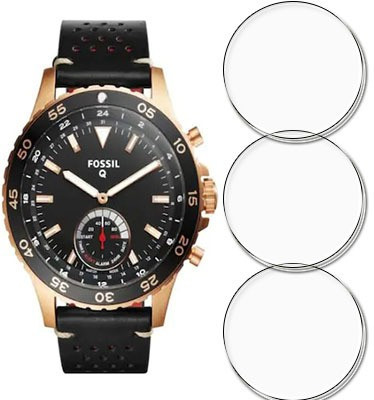 tombik Impossible Screen Guard for Fossil Q Crewmaster Smartwatch(Pack of 3)