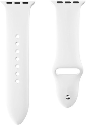 Oboe 38/40mm Silicone Smart Sport Watch Band Strap Compatible Smart Watch Strap(White)