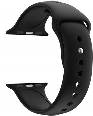Oboe 42/44mm Silicone Smart Sport Watch Band Strap Compatible Smart Watch Strap(Black)
