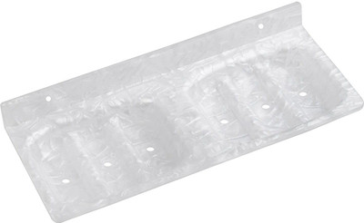 Rab Soap Dish Fix with One Compartment (Double Square Type)(White)