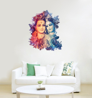 STICKER STUDIO 48 cm Shiv paravti Wall Sticker & Decal Self Adhesive Sticker(Pack of 1)