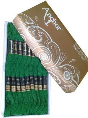 ANCHOR Green Thread(8 m Pack of10)
