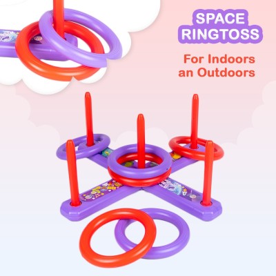 RATNA'S Space Ringtoss for Indoor & Outdoor play (1883) Frisbie & Boomerang