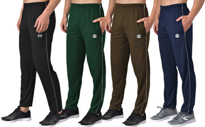 eCools Solid Men Multicolor Track Pants