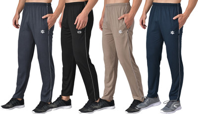 eCools Solid Men Multicolor Track Pants