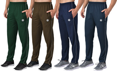 eCools Solid Men Multicolor Track Pants