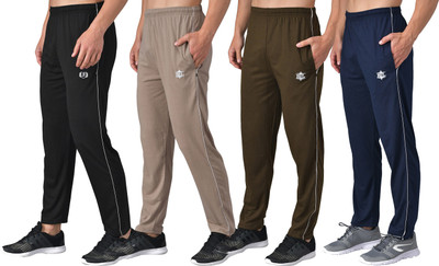 eCools Solid Men Multicolor Track Pants