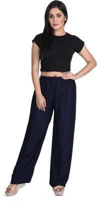 Cherry FAB Regular Fit Women Dark Blue Trousers