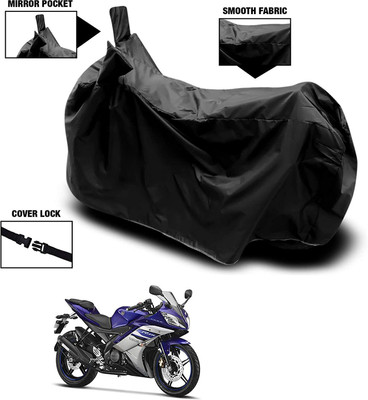 KEDIT Waterproof Two Wheeler Cover for Yamaha(YZF, Black)