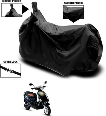 KEDIT Waterproof Two Wheeler Cover for Hero(Electra, Black)