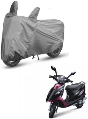 ROYALRIDE Two Wheeler Cover for TVS(Scooty Streak, Grey)