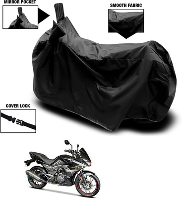 KEDIT Waterproof Two Wheeler Cover for Hero(Xtreme 200S, Black)