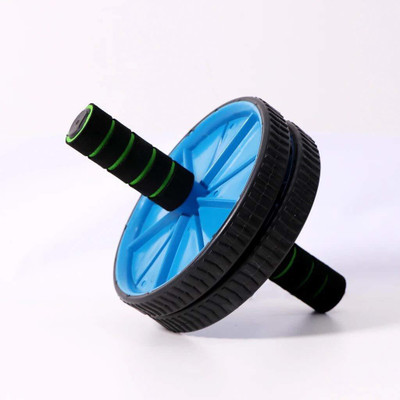 MODERNWOMANIYA Abdominal Double Wheel Ab Roller Gym For Exercise Fitness Equipment Workout Ab Exerciser(Blue)