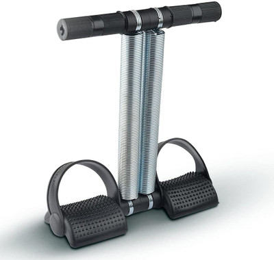 FLEX N FIT HIGH QUALITY STEEL DOUBLE SPRING TUMMY TRIMMER BLACK P Ab Exerciser(Black)