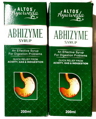 ALTOS Abhizyme Syrup 200ml+200ml(Pack of 2, 400 ml)