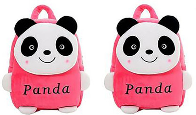 A Little Swag New AVK_Combo of 2 pink panda9.7 10 L Backpack(Pink)