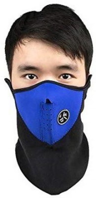 VOYARGE Blue, Black Bike Face Mask for Boys & Girls(Size: Free,  Balaclava)