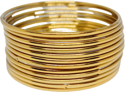 Shivarth Metal Bangle Set(Pack of 12)