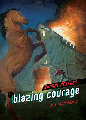 Blazing Courage(English, Paperback, Halls Kelly Milner)