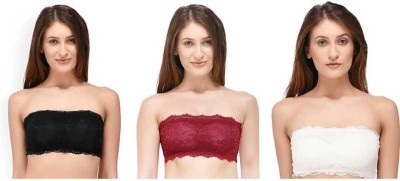 Kamini Women Bandeau/Tube Lightly Padded Bra(Multicolor)