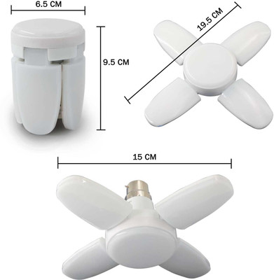 spark world 25 W Basic Decorative B22 Decorative Bulb(White)