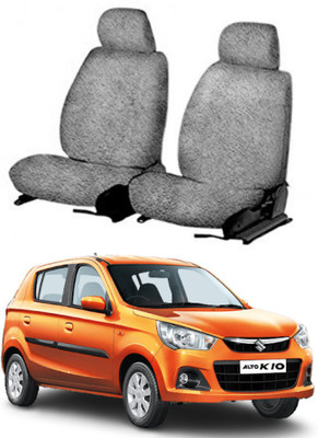Chiefride Cotton Car Seat Cover For Maruti Alto K10(Front Detachable Headrest, Without Back Seat Arm Rest, 5 Seater)