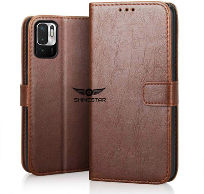 SHINESTAR. Back Cover for Redmi Note 10T 5G(Brown, Pack of: 1)