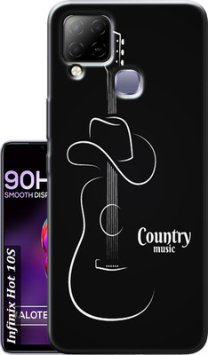 Case Club Back Cover for Infinix Hot 10s(Black, Dual Protection, Silicon, Pack of: 1)
