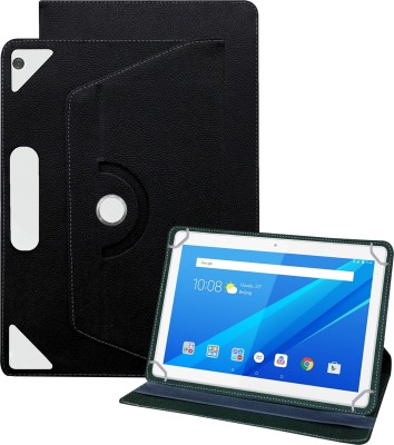 TGK Flip Cover for Lenovo Tab M10 10.1 inch(Black, Shock Proof, Pack of: 1)