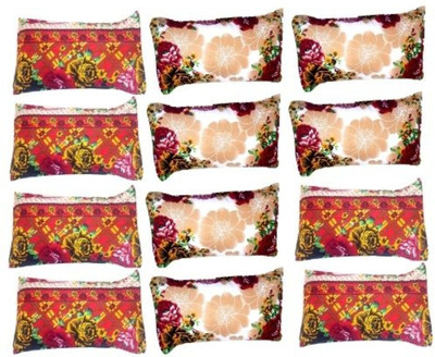 Supreme Home Collective Microfiber Pillows Cover(44 cm*69 cm, Pack of 12, Beige)